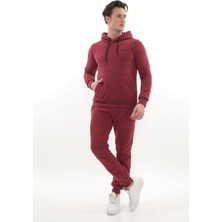 Kanguru Cepli Kapüşonlu 3 Iplik Kışlık Sweat Takım