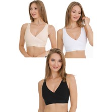 Sporcu Emzirme Büstiyeri 3lü Set