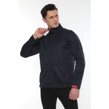 Erkek Fermuar Detaylı Softshell Eşofman Üstü