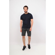 Erkek Bisiklet Yaka Tshirt Şort Cep Fermuarlı Alt Üst Takım