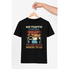 Vecihi Geliyor Air Traffic Control Hava Trafik Kontrol  Tshirt Pilot - Havacı - Uçak Tutkunu