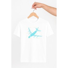 Vecihi Geliyor Aircraft Technical Draw Unisex Tshirt Pilot - Havacı - Uçak Tutkunu