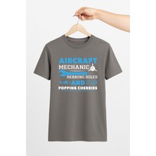 Vecihi Geliyor Aircraft Mechanic Tasarım Unisex Tshirt Pilot - Havacı - Uçak Tutkunu