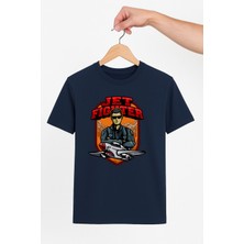 Vecihi Geliyor Jet Fighter Unisex Tshirt Pilot - Havacı - Uçak Tutkunu