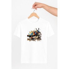 Vecihi Geliyor Klasik Uçak Unisex Tshirt Pilot - Havacı - Uçak Tutkunu