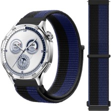 Huawei Watch Gt5 46MM Gt4 46MM Ile Uyumlu Ayarlanabilir Cırt Cırtlı Yumuşak Spor Kumaş Örgü Kordon