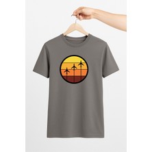 Vecihi Geliyor Uçak Tasarım Unisex Tshirt Pilot - Havacı - Uçak Tutkunu