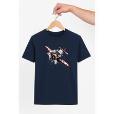 Vecihi Geliyor Uçak Temalı Unisex Tshirt Pilot - Havacı - Uçak Tutkunu