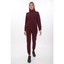 Kadın Kapüşonsuz Fermuarlı 2 Iplik Takım