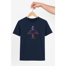 Vecihi Geliyor Neon Uçak Unisex Tshirt Pilot - Havacı - Uçak Tutkunu