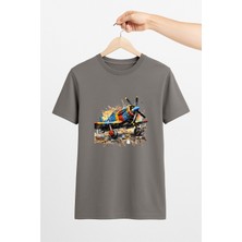 Vecihi Geliyor Klasik Uçak Unisex Tshirt Pilot - Havacı - Uçak Tutkunu