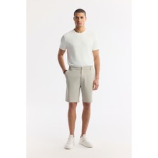 AVVA Erkek Taş Beli Lastikli Bi-Stretch Teknik Kumaş Relaxed Fit Şort A51Y3712