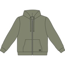 Herschel Pigment Dye Classic Fermuarlı Erkek Sweatshirt