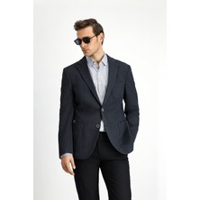 Slim Fit Dar Kesim Pamuklu Spor Ceket