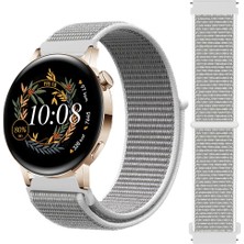 Huawei Watch Gt3 42MM Gt2 42MM Ile Uyumlu Ayarlanabilir Cırt Cırtlı Yumuşak Spor Kumaş Örgü Kordon