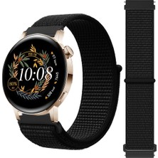 Huawei Watch Gt3 42MM Gt2 42MM Ile Uyumlu Ayarlanabilir Cırt Cırtlı Yumuşak Spor Kumaş Örgü Kordon