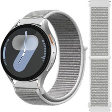 Samsung Galaxy Watch 4 5 6 7 Seri 40 42 43 44 46 47MM Cırt Cırtlı Yumuşak Spor Kumaş Örgü Kordon