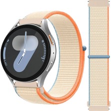 Samsung Galaxy Watch 4 5 6 7 Seri 40 42 43 44 46 47MM Cırt Cırtlı Yumuşak Spor Kumaş Örgü Kordon
