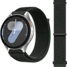 Samsung Galaxy Watch 4 5 6 7 Seri 40 42 43 44 46 47MM Cırt Cırtlı Yumuşak Spor Kumaş Örgü Kordon