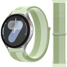 Samsung Galaxy Watch 4 5 6 7 Seri 40 42 43 44 46 47MM Cırt Cırtlı Yumuşak Spor Kumaş Örgü Kordon