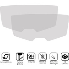 Gp Kompozit Tvs Apache Rtr 200 2024 Uyumlu Motosiklet Ekran Koruyucu Şeffaf