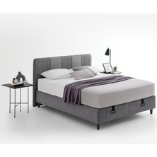 Yataş Wool Sense Çift Kişilik Baza - Başlık Set - Koyu Gri