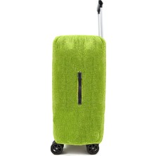 Ayıcı Gülen Yüz Desenli Bavul-Valiz Koruyucu Kılıf | Seyahatlere Neşe Katın