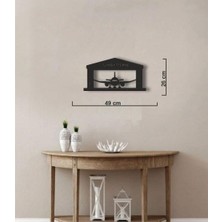 Vecihi Geliyor Hangar Silüeti Turkish Technic Metal Tablo Pilot - Havacı - Uçak Tutkunu