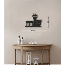 Vecihi Geliyor Atc Tower Metal Tablo Pilot - Havacı - Uçak Tutkunu