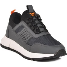 Nans 6006 G Füme Fileli Kilit Bağcıklı Unisex Spor Ayakkabı