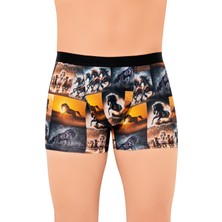 Just Inner Erkek Pamuklu Boxer Dijital Baskı Ekstra Konforlu Kalıp (138000)