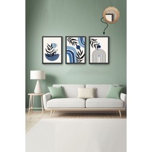 Dekoratif 3lü Tablo,ahşap Çerçeveli,soyut Tablo,duvar Tablo,duvar Susu,mutfak Tablo Cerceveli Tablo