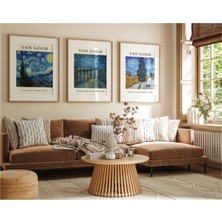 Dekoratif 3lü Tablo,ahşap Çerçeveli,soyut Tablo,duvar Tablo,duvar Susu,mutfak Tablo Cerceveli Tablo