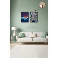 Dekoratif 3lü Tablo,ahşap Çerçeveli,soyut Tablo,duvar Tablo,duvar Susu,mutfak Tablo Cerceveli Tablo