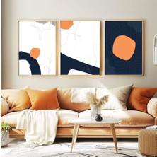 Dekoratif 3lü Tablo,ahşap Çerçeveli,soyut Tablo,duvar Tablo,duvar Susu,mutfak Tablo Cerceveli Tablo