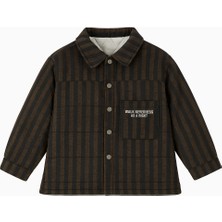 Çocuk Kışlık Pamuklu Gömlek – 7, 9, 11, 13, 15 Yaş – %100 Pamuk – Kalın Kareli Desen