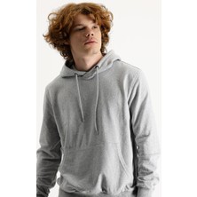 Kapüşonlu Pamuklu Sweatshirt