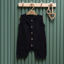 Tiffany Baby Müslin Theme Kısa Atlet Tulum 26023