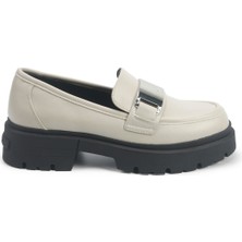 Nine West Trebo 5pr Kırık Beyaz Kadın Loafer