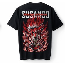 Bumeta Itachi Uchiha Susanoo Anime Oversize Unisex Tişört T-Shirt