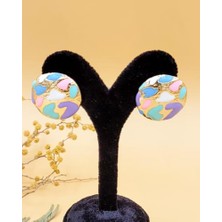 Mineli Pastel Mozaik Küpe