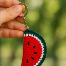 Amigurumi Karpuz Anahtarlık | El Örgüsü Meyve Şıklığı
