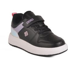 Pepino 1603 F Siyah-Lila-Pembe Hafif Bebek Spor Ayakkabı
