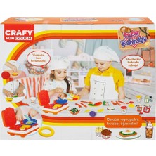 Crafy Pazar Kahvaltısı Oyun Hamuru Seti 300 G 23 Parça