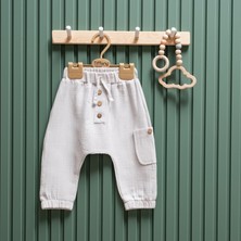 Tiffany Baby Müslin Theme Şalvar Düğmeli Alt 26006