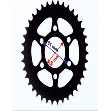 Bajaj Pulsar Ns 200 Uyumlu Arka Dişli 520-38T Iç 58 mm Öm Erpilsan Elektronik