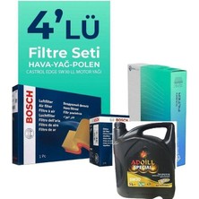Kopya - Adoill 5W30 5lt Dpf Li 2024 Üretim -Vw Seat Leon 1.6 Tdi Bakım Seti  5li Set