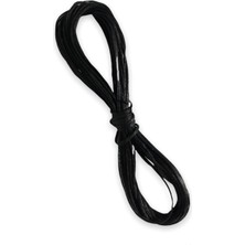 Siyah Mumlu Ip Seti, 1 Mm, 3 Metre, Takı ve Tasarım Için, 3 Adet