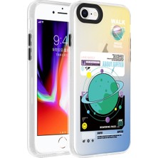 Apple iPhone 7 Kılıf Desenli Zıvo Dragon Sert Kapak-Gezegen