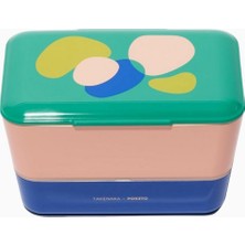 x Poketo Pebbles 2 Katlı Japon Bento Kutusu Özel Seri